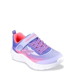Skechers Microspec Advance Purple and Pink Sneakers with Breathable Mesh